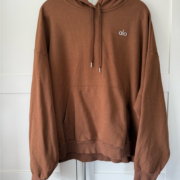 ALO Yoga Brown Hoodie - Picture 1 of 10